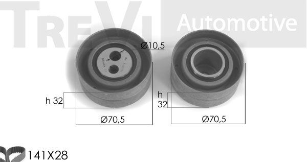 TREVI AUTOMOTIVE Hammashihnasarja KD1052